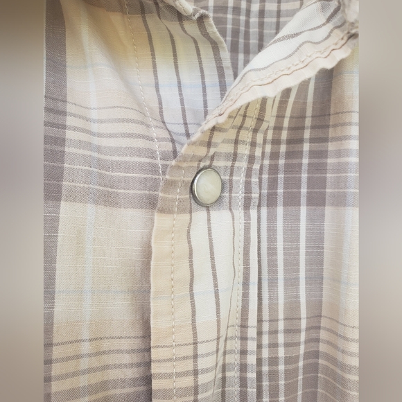 Y2K Lucky Brand Retro Western Wear Snap Shirt!!! - Picture 7 of 10